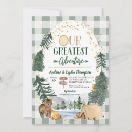 Tarjeta de invitación para baby shower 'Nuestra ma