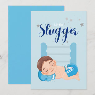 Tarjeta de Invitación para bebé de niñito