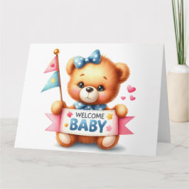 Tarjeta de invitación para bebés