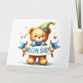 Tarjeta de invitación para bebés