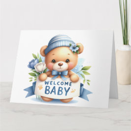 Tarjeta de invitación para bebés