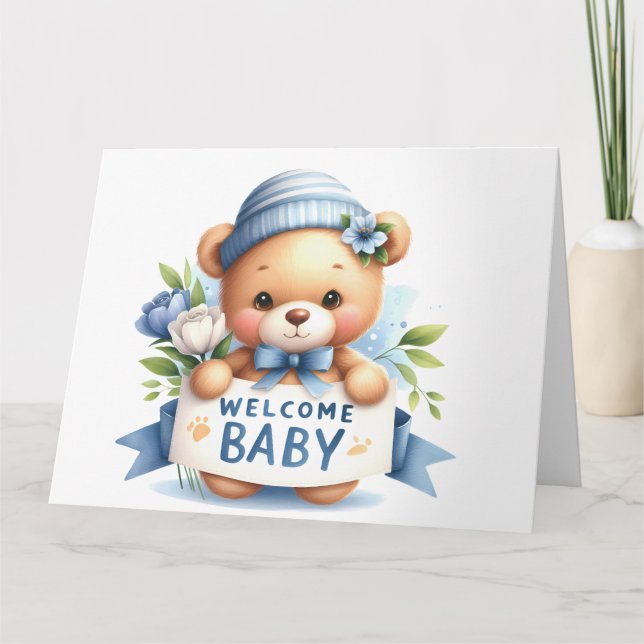 Tarjeta de invitación para bebés (Anverso)