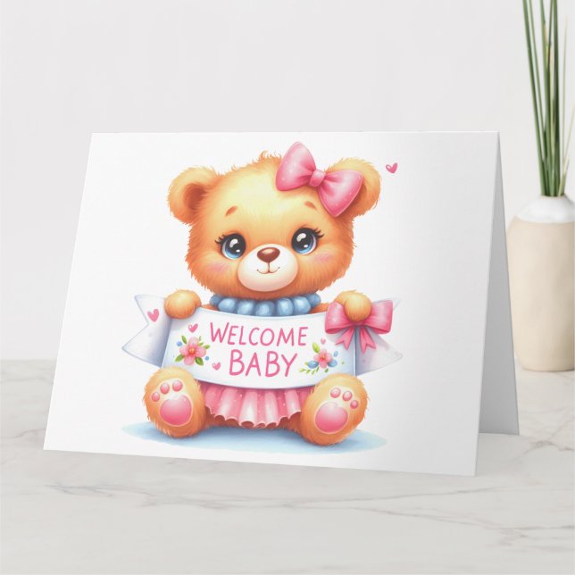 Tarjeta de invitación para bebés (Anverso)