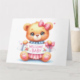 Tarjeta de invitación para bebés