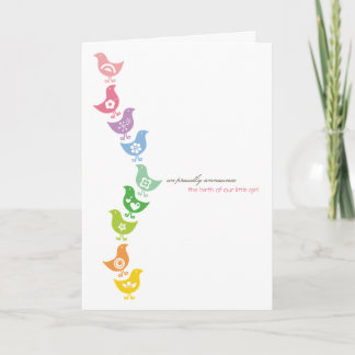 Tarjeta de Invitación para bebés para equilibrar l