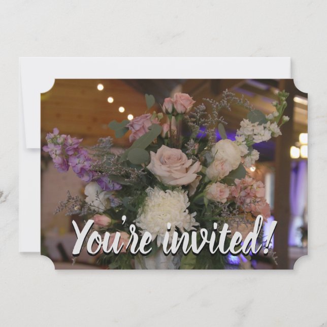 tarjeta de invitación para boda (Anverso)