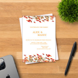 Tarjeta de Invitación para Boda Cumpleaños Baby Sh