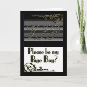 Tarjeta de Invitación para Boda de Gala V.I.P. Pag