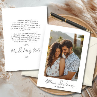 Tarjeta de Invitación para Bodas de fotografía min