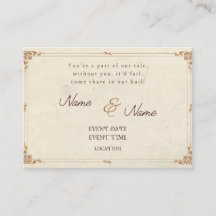 Tarjeta de invitación para bodas ventilares poétic