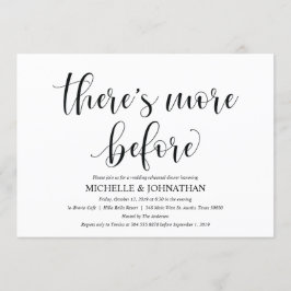 Tarjeta de invitación para cena de elegante ensayo