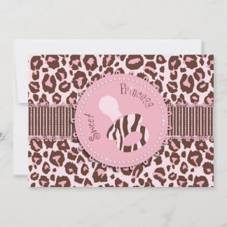 Tarjeta de invitación para Chica Chita Rosa D