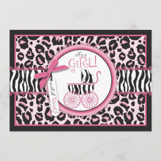 Tarjeta de invitación para cosas salvajes B