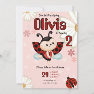 Tarjeta de Invitación para Cumpleaños de Nuestra P