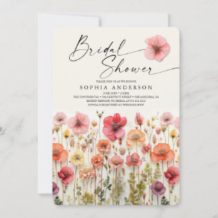 Tarjeta de Invitación para Desayuno de Novia Amor
