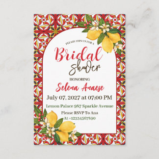 Tarjeta de Invitación para Despedida de Soltera