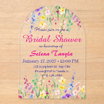 Tarjeta de Invitación para Despedida de Soltera