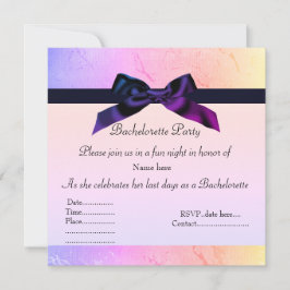 TARJETA DE INVITACIÓN PARA DESPEDIDA DE SOLTERA AR