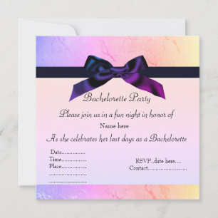 TARJETA DE INVITACIÓN PARA DESPEDIDA DE SOLTERA AR
