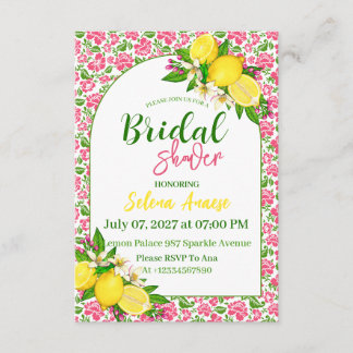 Tarjeta de Invitación para Despedida de Soltera co