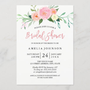 Tarjeta de invitación para despedida de soltera co