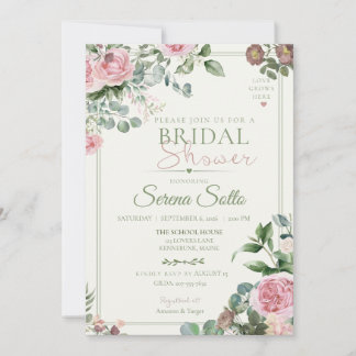 Tarjeta de Invitación para Despedida de Soltera Fl