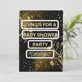 tarjeta de invitación para ducha de bebé