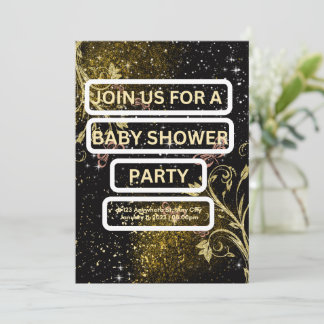 tarjeta de invitación para ducha de bebé