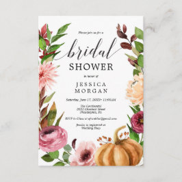Tarjeta de invitación para ducha de novia Bliss de