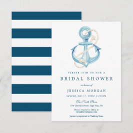 Tarjeta de invitación para ducha de novia de la Ma