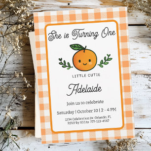 Tarjeta de invitación para el 1er cumpleaños de Li