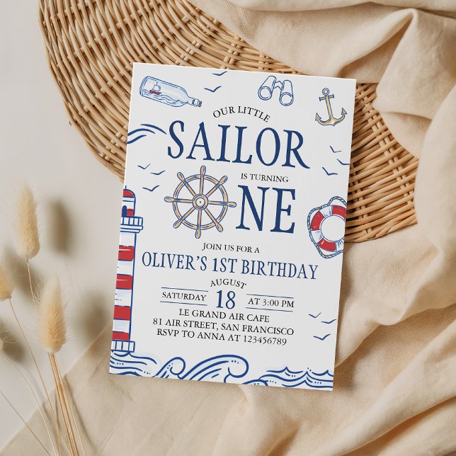 Tarjeta de invitación para el 1er cumpleaños de nu (Subido por el creador)