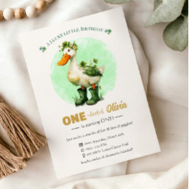 Tarjeta de invitación para el 1er cumpleaños día d