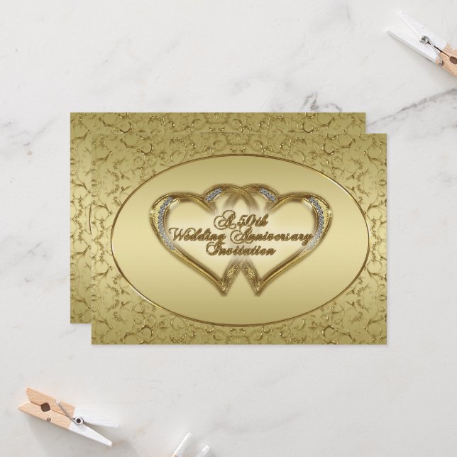 Tarjeta de Invitación para el 50º Aniversario de B (Anverso/Reverso In Situ)
