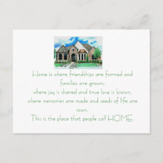 Tarjeta de invitación para el calentamiento de la 