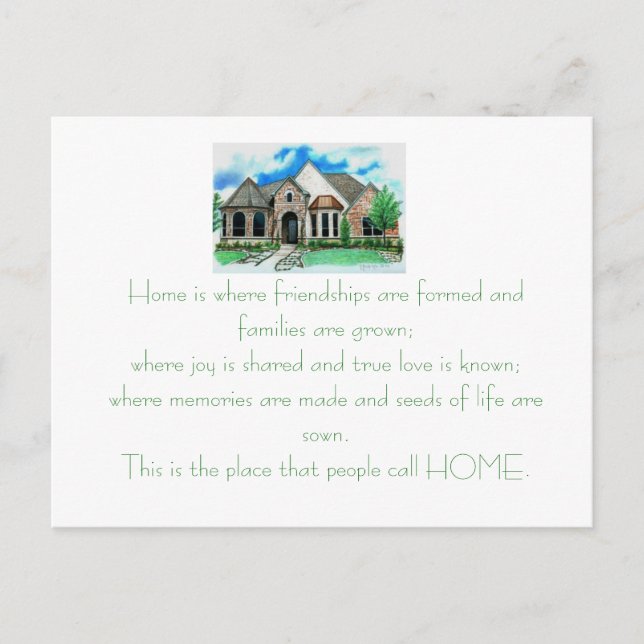 Tarjeta de invitación para el calentamiento de la  (Anverso)