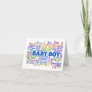 Tarjeta de invitación para el embarazo de un niño 
