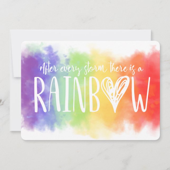 Tarjeta de Invitación para el embarazo del bebé ar (Anverso)
