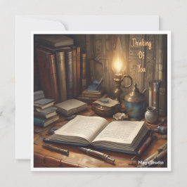 Tarjeta de Invitación para el pensamiento de AI