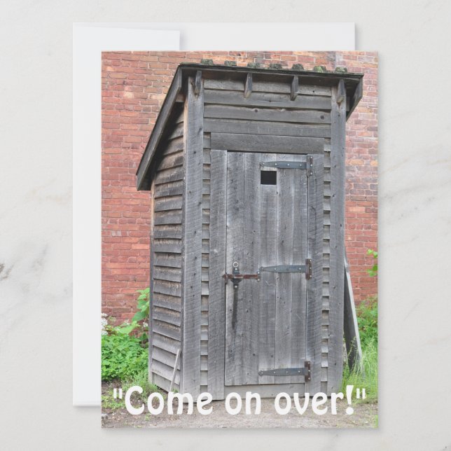 Tarjeta de invitación para fiesta de calentamiento (Anverso)