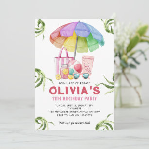 Tarjeta de Invitación para Fiesta de Cumpleaños de