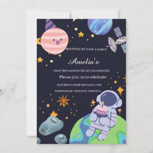 Tarjeta de Invitación para Fiesta de Cumpleaños de