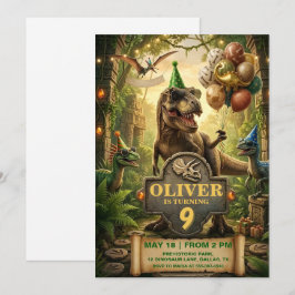 Tarjeta de Invitación para Fiesta de Cumpleaños de