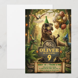 Tarjeta de Invitación para Fiesta de Cumpleaños de