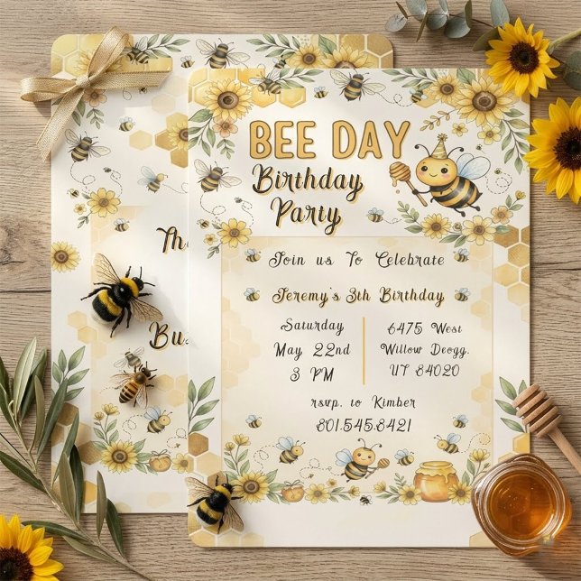 Tarjeta de invitación para fiesta de cumpleaños de (Subido por el creador)