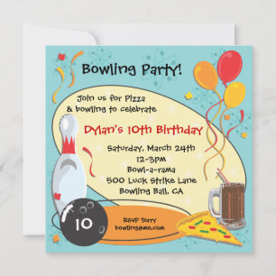 Tarjeta de invitación para fiesta de cumpleaños Re