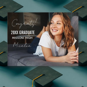 Tarjeta de invitación para fiesta de graduación