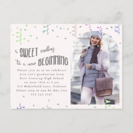 Tarjeta de Invitación para Fiesta de Graduación co