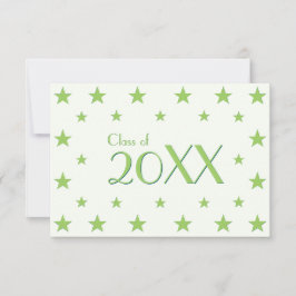 Tarjeta de invitación para fiesta de graduación de