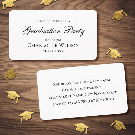 Tarjeta de Invitación para Fiesta de Graduación Mi